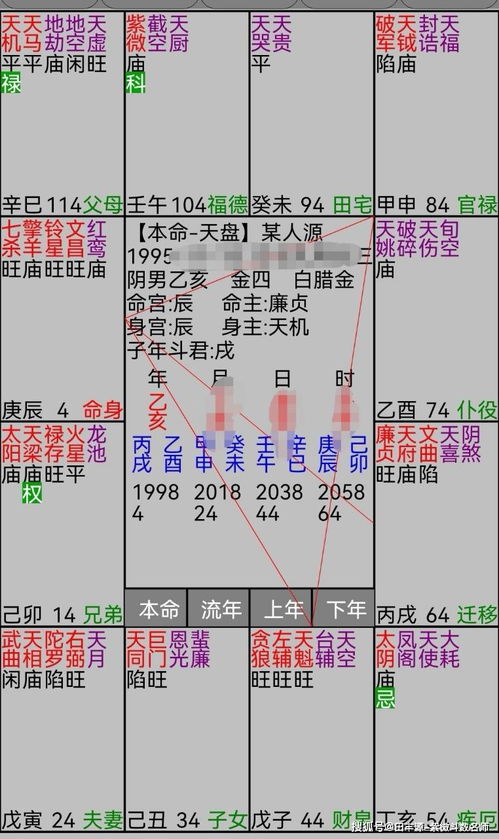 紫薇星斗数命盘免费查询（免费紫薇在线命盘格局）