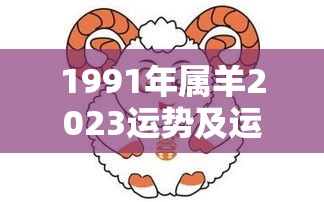 1991年属羊2023运势及运程（1991年属羊的2023年的运怎么样）