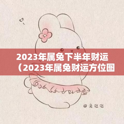 2023年属兔下半年财运（2023年属兔财运方位图）