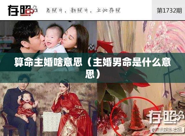 算命主婚啥意思（主婚男命是什么意思）