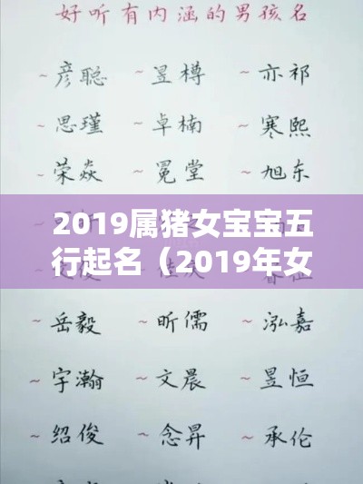 2019属猪女宝宝五行起名（2019年女猪宝宝取名宜用字）