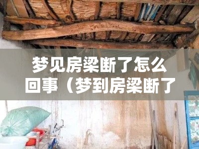 梦见房梁断了怎么回事（梦到房梁断了房子没塌,到岌岌可危）